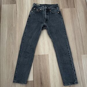 Levi’s 501 Cropped Black Jeans